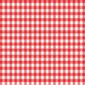 Menu 52 x 70 in. Red & White Checkered Plastic Tablecloth ME3330695